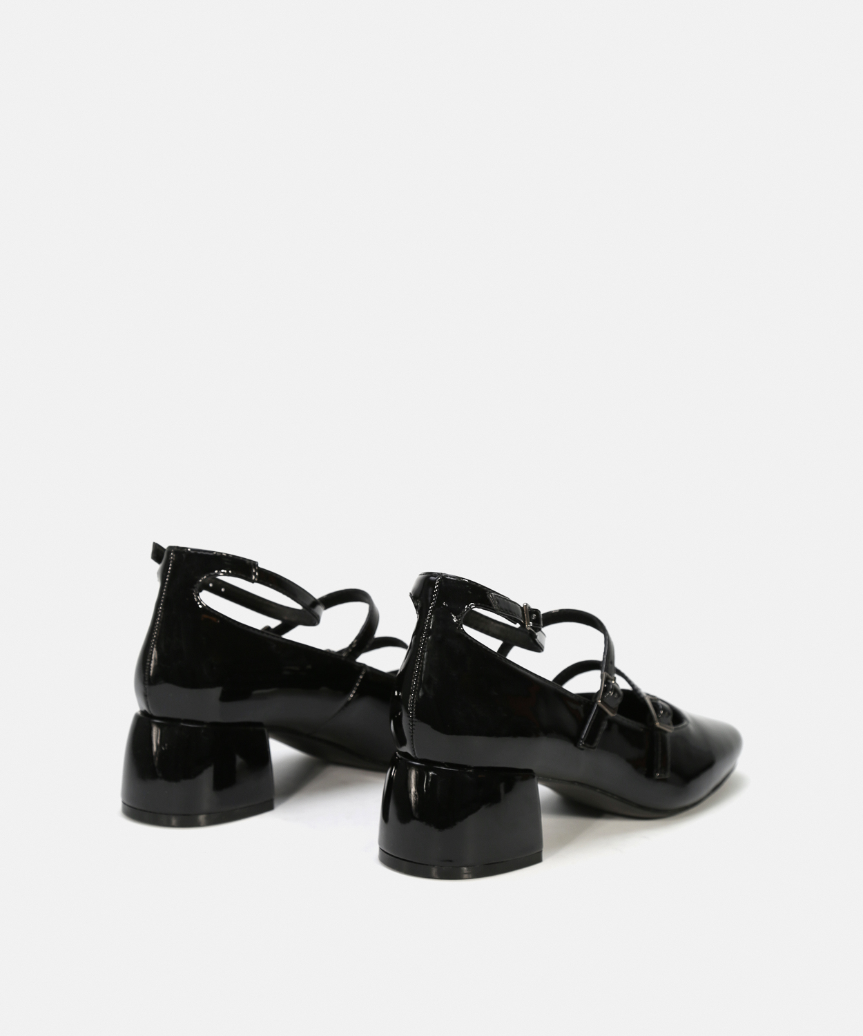 Zapatos tac&oacute;n doble hebilla image number null